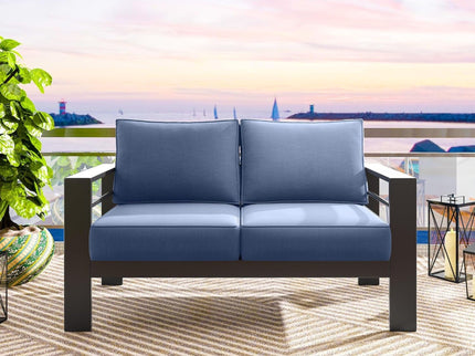 All-Weather Patio Loveseat With Thick Cushions