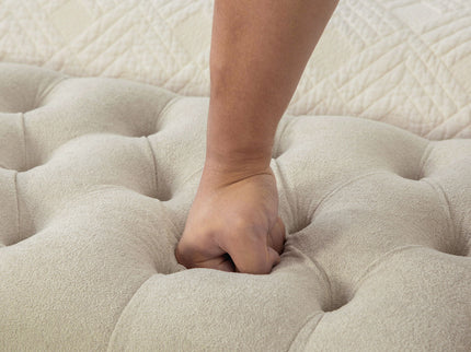 Napped Storage Bench With Rolled Armrest - Griege