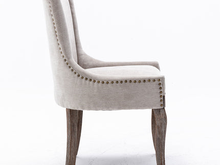 Ultra - Side Dining Chair, Nail Head (Set of 2)
