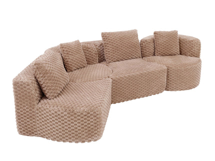 Modular Sectional Sofa With Free Combination Design