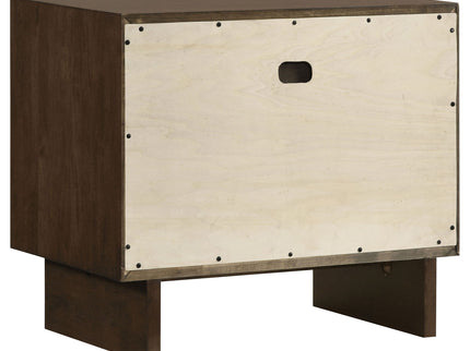 Hemlock - 2 Drawer Nightstand Bedside Table - Brown