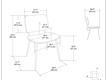 Hayley - Ergonomic Dining Chair (Set of 2)