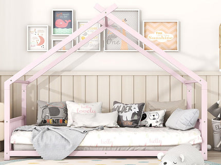 Metal House Bed