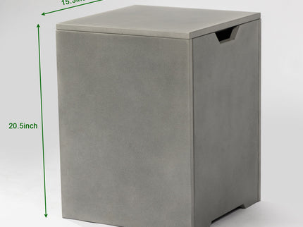 Square Propane Tank Cover Holder, Multi Functional Utility - Gray