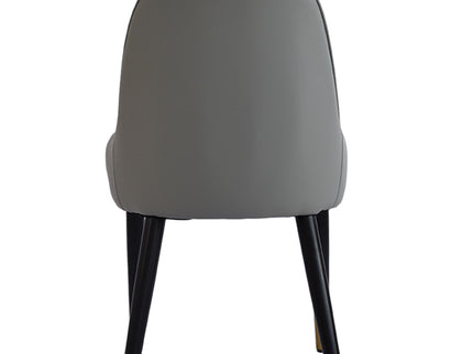 Modern Sponge-Filled Dining Chair, Solid Wood Metal Legs, Suitable For Restaurants, Living Rooms And Rooms (Set of 2)