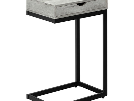 Accent Table, C - Shaped Contemporary Elegant Desig