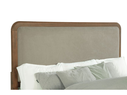 Eastern King Panel Bed - Walnut