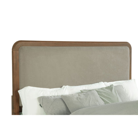Eastern King Panel Bed - Walnut