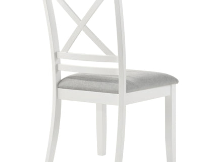 Evanston - Cross Back Dining Side Chair (Set of 2) - White