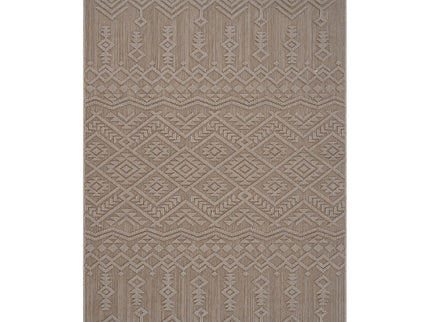 Guros - 8' X 10' Traditional Indoor / Outdoor Area Rug - Natural