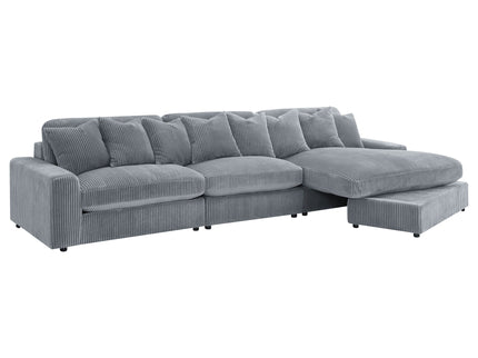 Cassidy - Upholstered Sectional Sofa With Reversible Cushions