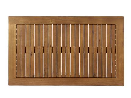 Acacia Wood Rectangular Patio Coffee Table For Outside