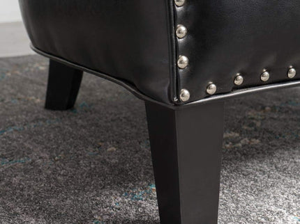 Enigmatica - Upholstered Club Chair With Nailhead Trim