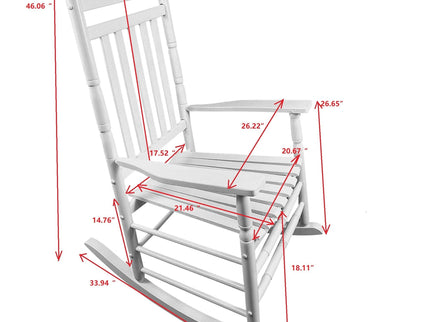 Balcony Porch Adult Rocking Chair