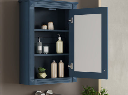 Wall Mounted Bathroom Storage Medicine Cabinet For Over Toilet With Mirror