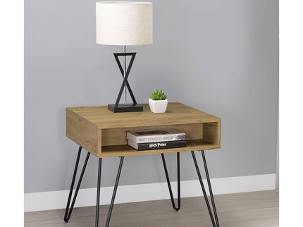 Square End Table - Brown