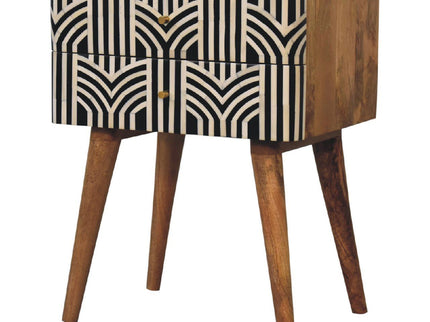 Edessa Bone Inlay Bedside