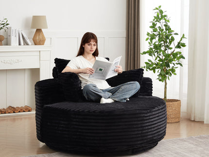 Swivel Chair With 360° Rotation For Living Room