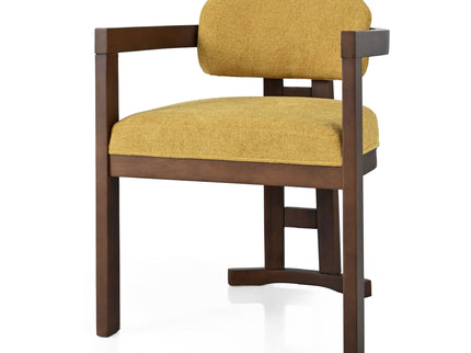 Stylish Indoor Upholstered Wood Dining Chair (Set of 2)