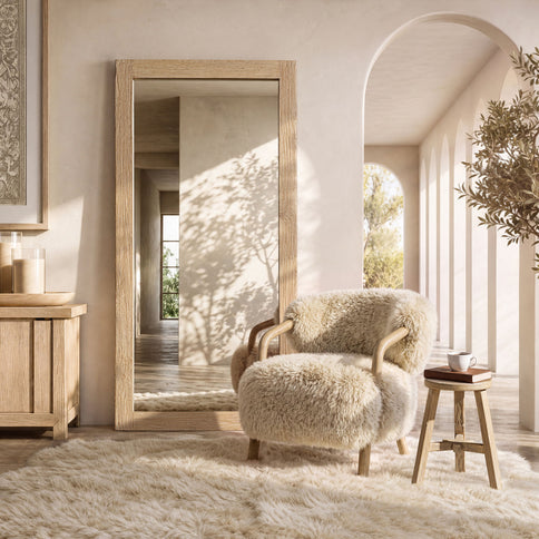 Linden - Round Stool - Light Brown