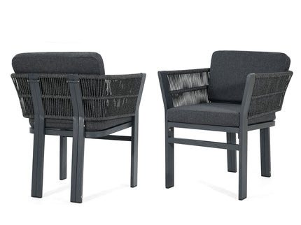 Outdoor Dining Chair, All-Weather Patio Seating For Backyard (Set of 2)