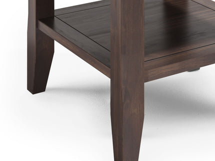 Acadian - End Table - Warm Walnut Brown