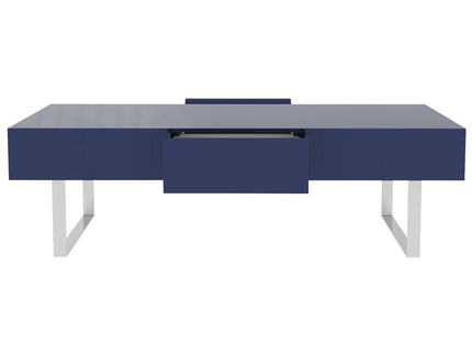 Rectangular Coffee Table With Hidden Storage