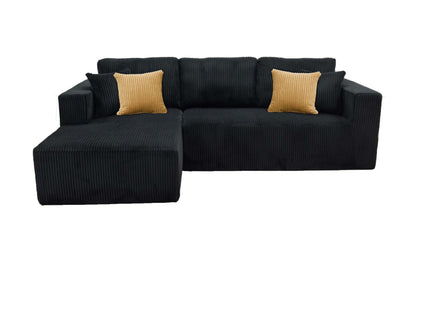 L - Shape Full Compressed Upholstered Sectional