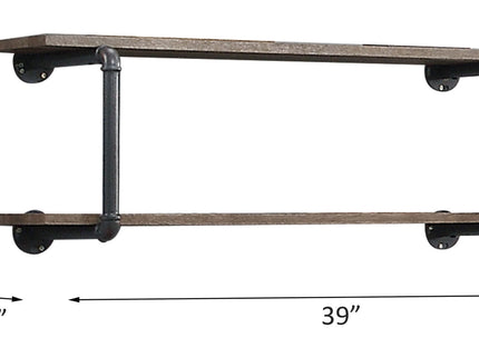 Brantley - Antique Wall Rack - Oak