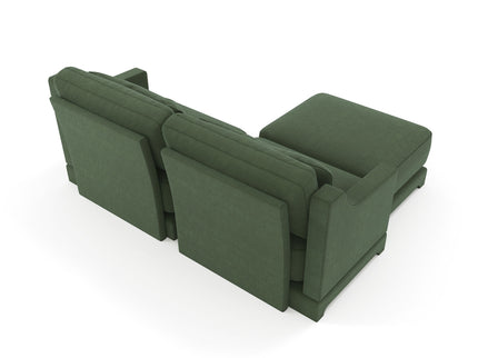 Stylish Sofa With Ottoman And Lumbar Pillows, Ergonomic Design
