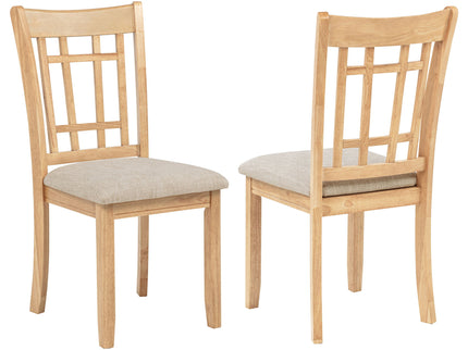 Davis - Dining Side Chair (Set of 2) - Light Oak