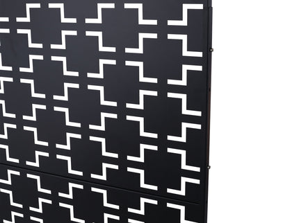 Outdoor & Indoor Metal Privacy Freestanding Decorative Screen