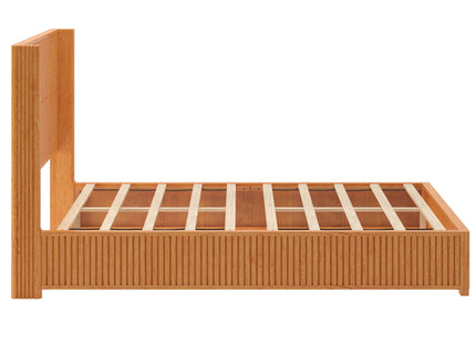 Platform Bed Frame With Headboard, Floor Standing Design