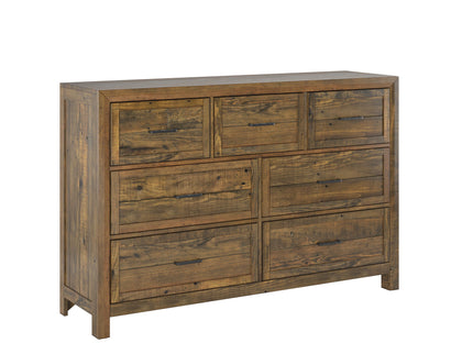 7 Drawer Dresser - Brown