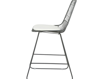 Yearning - Iron Counter Stool With Water Resistant Cushion