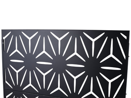 Outdoor & Indoor Metal Privacy Screen, Freestanding Decorative Panels