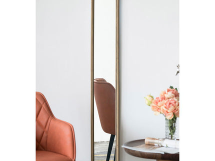 Full Length Mirror With AntiqueMetal Frame, Long Mirror For Hallway Living Room Bedroom Bathroom - Gold
