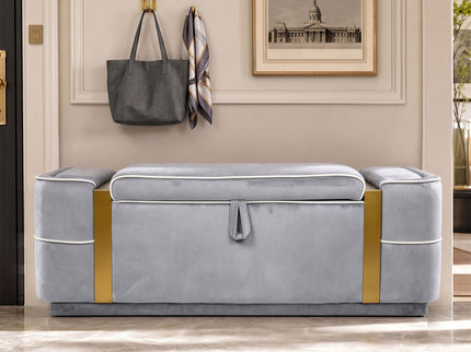 Storage Bench Upholstered Ottoman Bed End Bench With Lift Top Storage