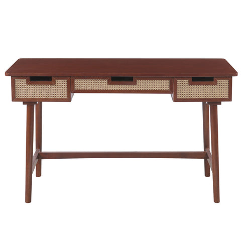 Writing Desk With 3 Drawers For Living Room