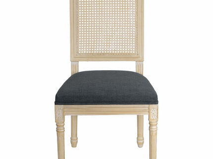 Dining Chairs With Square Back (Set of 2)