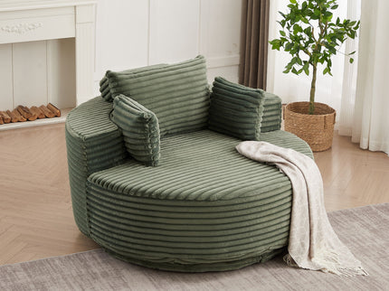 Swivel Chair With 360° Rotation For Living Room