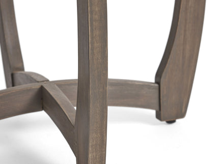 Hermosa - Rustic Circular Bistro Table - Gray