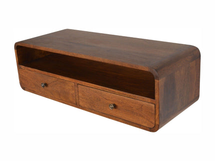 Floating Open Console - Chestnut