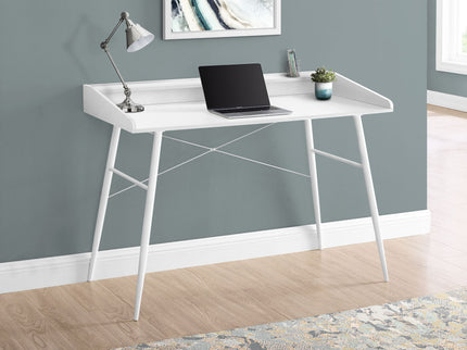 Computer Desk For Home Office, Laptop Storage Shelves, Contemporary & Modern