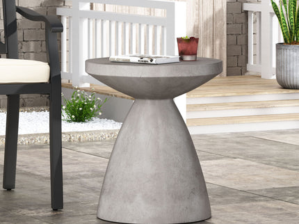 Outdoor / Indoor Lightweight Concrete Side Table