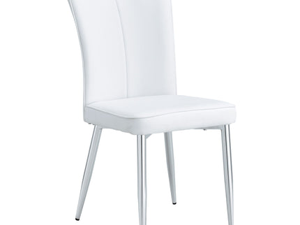 Modern Minimalist Dining Chairs With Metal Legs