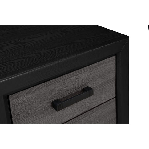 Soluto - Nightstand - Gray / Black