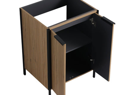 Contemporary Freestanding Bathroom Vanity With Adjustable Shelves
