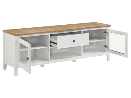 Evanston - 2 Door Stand - White