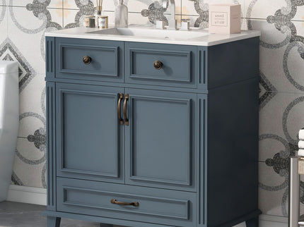 Bathroom Vanity With Sink, Storage Cabinet